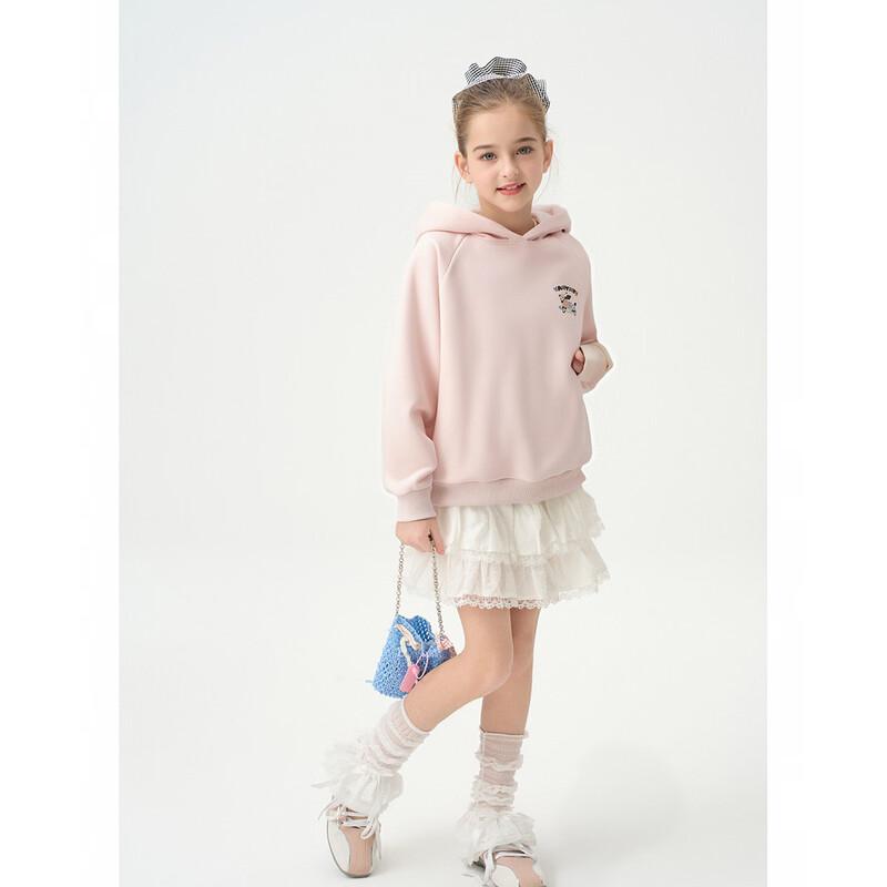 

Montagut Girls Bear Embroidered Hooded Sweatshirt 140