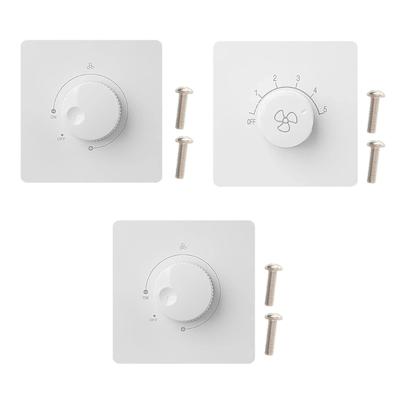 Praktyczny naścienny regulator prędkości obrotowej wentylatora Wygodny do wentylatora sufitowego 120W 300W 500W 10A 220V Wysokie osiągi