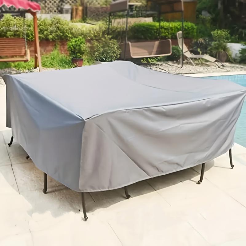 Heavy-Duty Outdoor Patio Sofa Cover with Drawstring Closure – Designed for Outdoor and Patio Furniture Protection