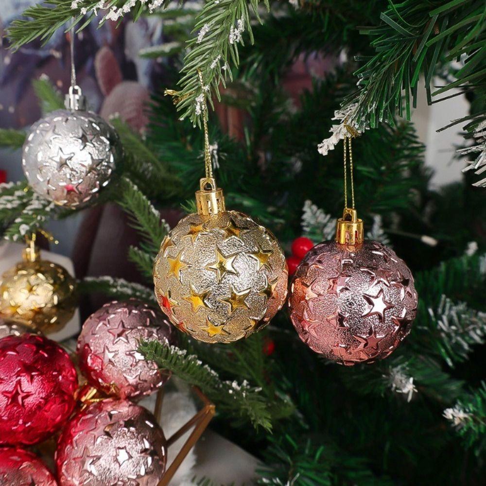 Christmas Gift Christmas Decoration Ball Electroplated Xmas Tree Hanging Ornaments