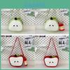 Apple Design Nylon Crossbody Bag With Zipper Closure For Womens Outfits
