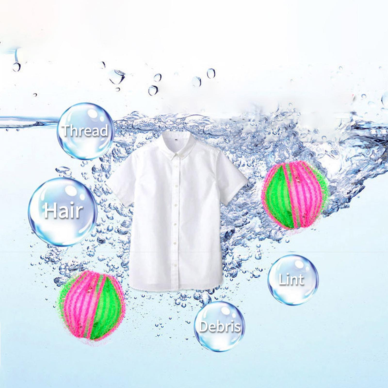 

6PCS Hair Catcher Balls Anti winding Laundry Lint Remover Washing Balls Reusable Lint Remover Balls for Washing Machine Type 1