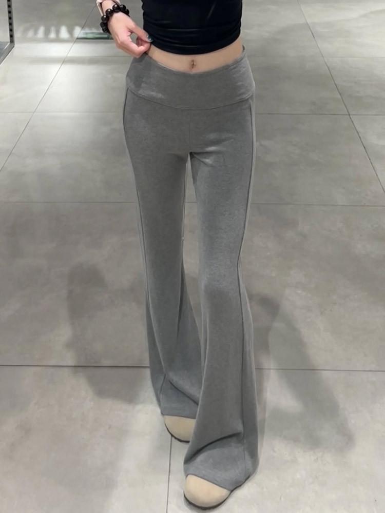 Women's Petite Micro Flare Yoga Sweatpants - 2026 Spring Collection