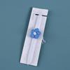 Handmade Knitted Pet Collar With Puff Flower Decor Adjustable Cats Dogs Fall Winter