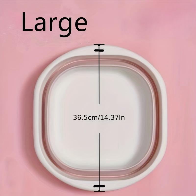 Foldable Washbasin Binaural Portable for Home Dorm and Outdoor Use for Foot Washing Hand Washing Essential for Back Toschool