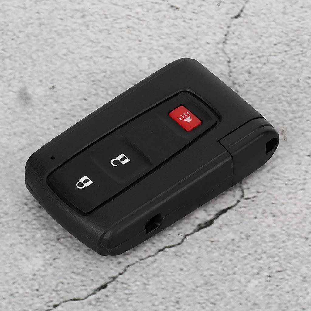 3-Tasten Fernbedienung Schlüsselanhänger Gehäuse Schale mit Rohling passend für Toyota Prius 20042009