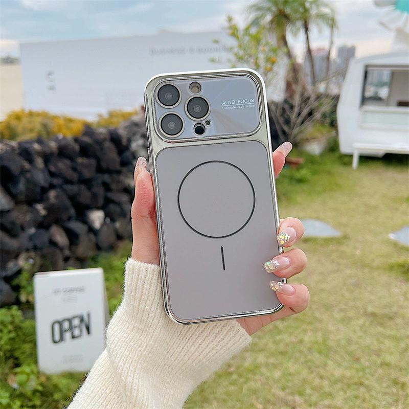 iPhone 17 Pro Max Magnetic Plating Case with Laser Lens Protection