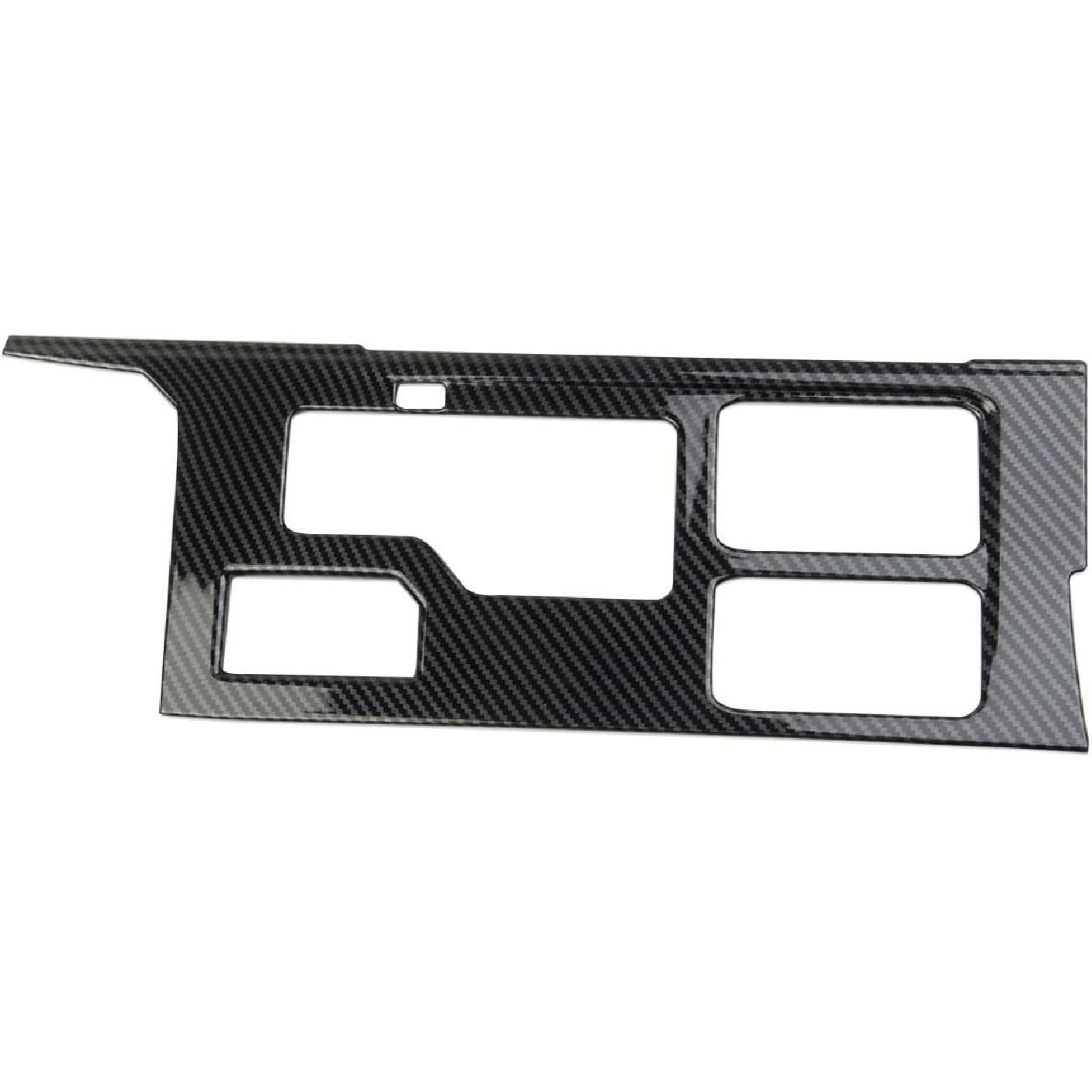 

Carbon Fiber Central Control Gear Shift Panel Cover Trim Accessories for Toyota Tundra 2022-2026 Sequoia 2023-2026 4WD