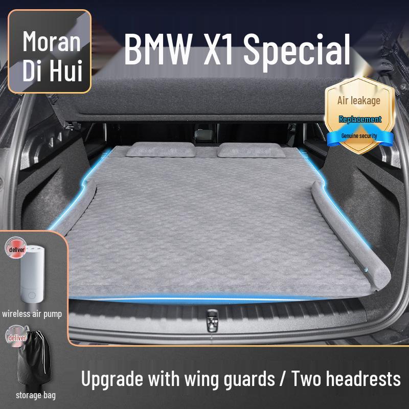2024 BMW X1 Inflatable Car Mattress: Rear Trunk & Seat Sleep Pad