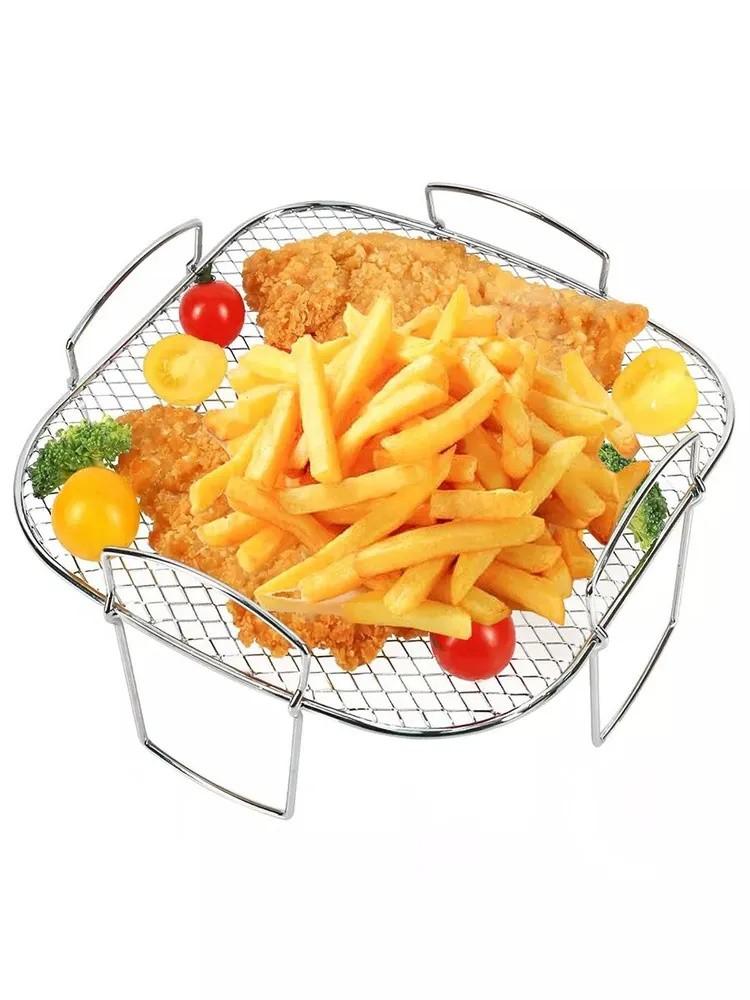 Fryer Grill Accessories 304 Stainless Steel Dehydration Rack Filter Rack
