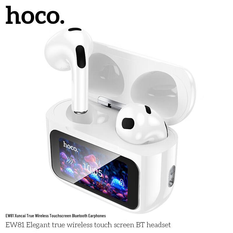 HOCO EW81 True Wireless Bluetooth Earbuds with Color Touchscreen
