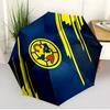 Club America Print Automatic Open Close Umbrella, Portable Foldable Umbrella, for Outdoor Commute Camping Trip, Ideal Birthday Gift