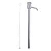 60CM Manual Oil Pump Stainless Steel Portable Oil Extractor Fluid Transfer Pump for Water Wine Fuel Cooking Oil