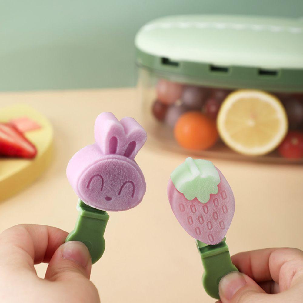 Dust Cover Ice Candy Maker with Ice Storage Box Ice Lolly Mold Cute Ice Pop Molds  Summer
