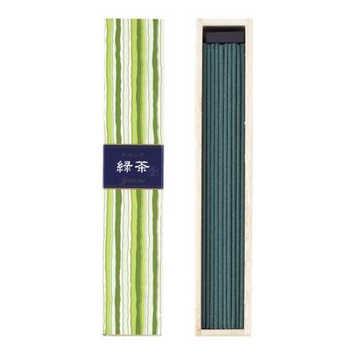Nippon Kodo Kayuragi Roheline Tee 40 viirukiga ühekordne 40 tükki Pulgad, tükid, hoidik, viiruki/küünla tüüp, ese, valge, (x 1)