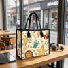 Cute Star Gift Pattern Tote Bag for Daily Shopping Travel Handbag Lightweight Portable Casual Outdoor Women Carryall Bag