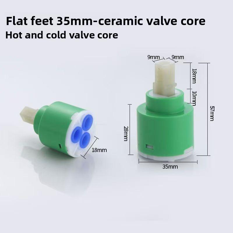 

Керамический картридж смесителя горячей и холодной воды с одной ручкой, часто используемый сервисный аксессуар