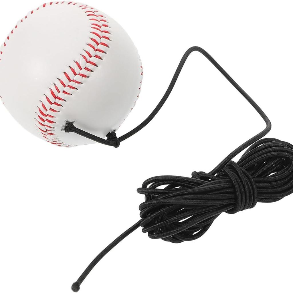 Outdoor Elastic Rope No-Pick Baseball - Individual Hitting Training Equipment | Batting Practice Gear for Training