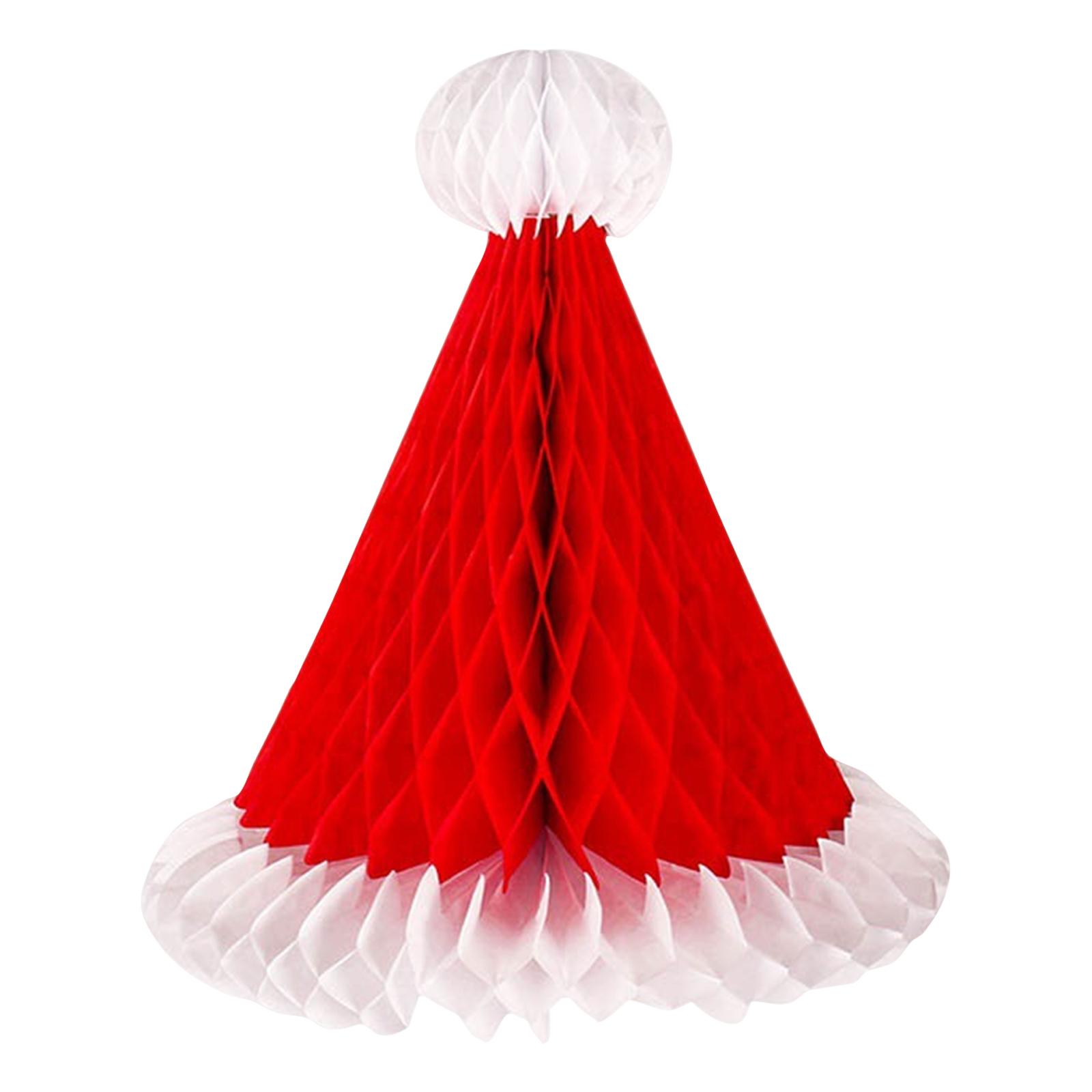 

Honeycomb Christmas Ornaments, Christmas Tree Bells, Santa Hats, Paper Hanging Garlands One Size