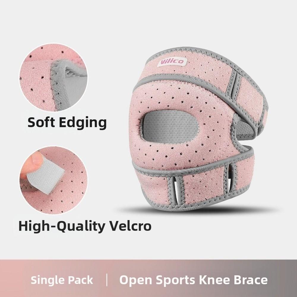 Shock Absorption Patella Belt Knee Pads Adjustable Sports Knee Brace  Fiteness
