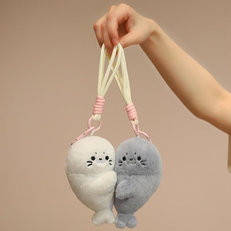 Couple ,Cartoon Ocean Magnetic Plush Gift for Valentine's Day Girlfriend Boyfriend,Sweethearts Bag Charm Bag Charm
