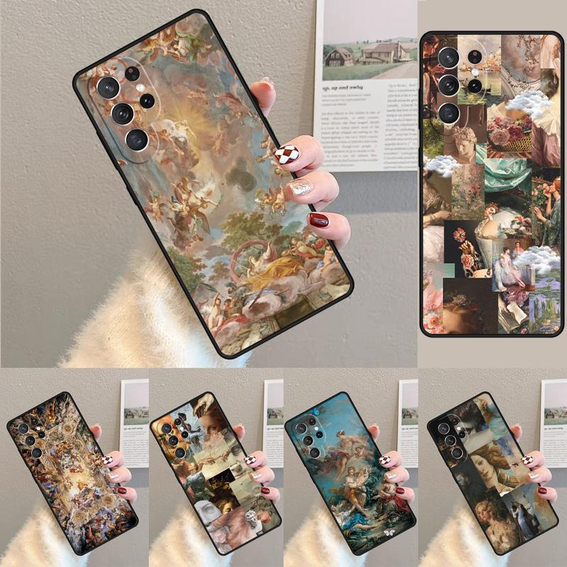 Renaissance art Painting print Phone Case For Samsung Galaxy note 10 pro S26 S25 S24 S23 S22 Ultra Plus S21 FE S20 Cover