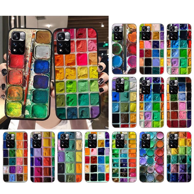 Farben Malkasten Auto casa Hülle Handyhülle Für Xiaomi Redmi note 14 ProPlus 14 13 12 11 10 Pro 14S 12S 11S Redmi 14C 13C