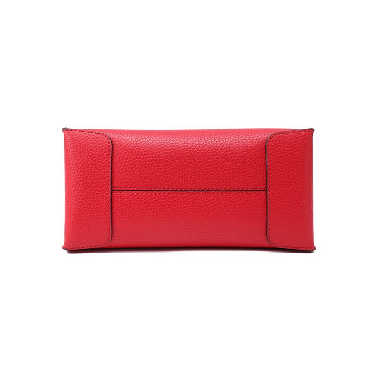 Michael Kors Mercer Litchi Grain Leather Tote Bag, Shopping Bag, Handbag, Shoulder Bag, Crossbody Bag Medium Women's 35S1GM9M2L-BRIGHT RED