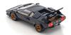 Kyosyo Original Lamborghini Countach Walter Wolf Dark Blue Finished Product 1/18