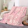 Pink Cherry Blossom Blanket Flower Flower Blanket Ladies Flannel Bed Sofa Soft Nap Blanket