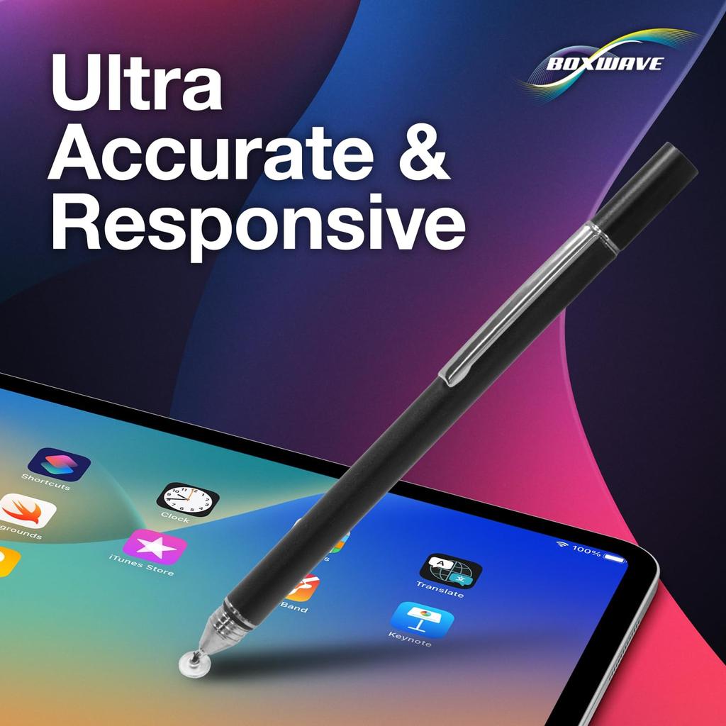 Lenovo 300e Chromebook 2nd Generation (11.6-inch) Stylus (BoxWave) - FineTouch Capacitive Stylus, Jet Black