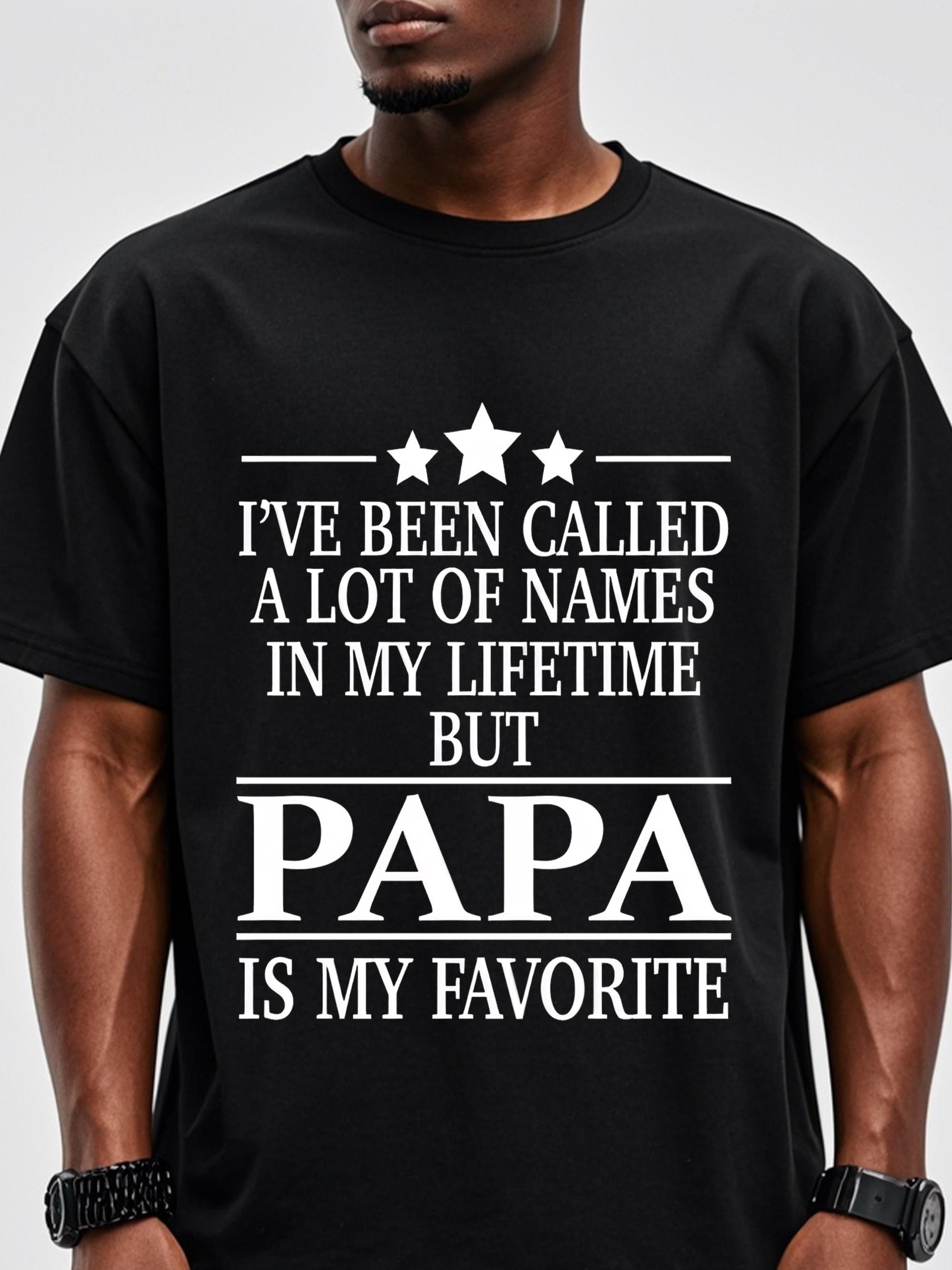 Papa My Favorite Name T-shirt L