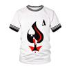 Kawaii Poker 3D Printed T Shirt Kids Harajuku Summer Fashion T-shirt Boy Girl Unisex Leisure Sports Children's clothing Tshirts