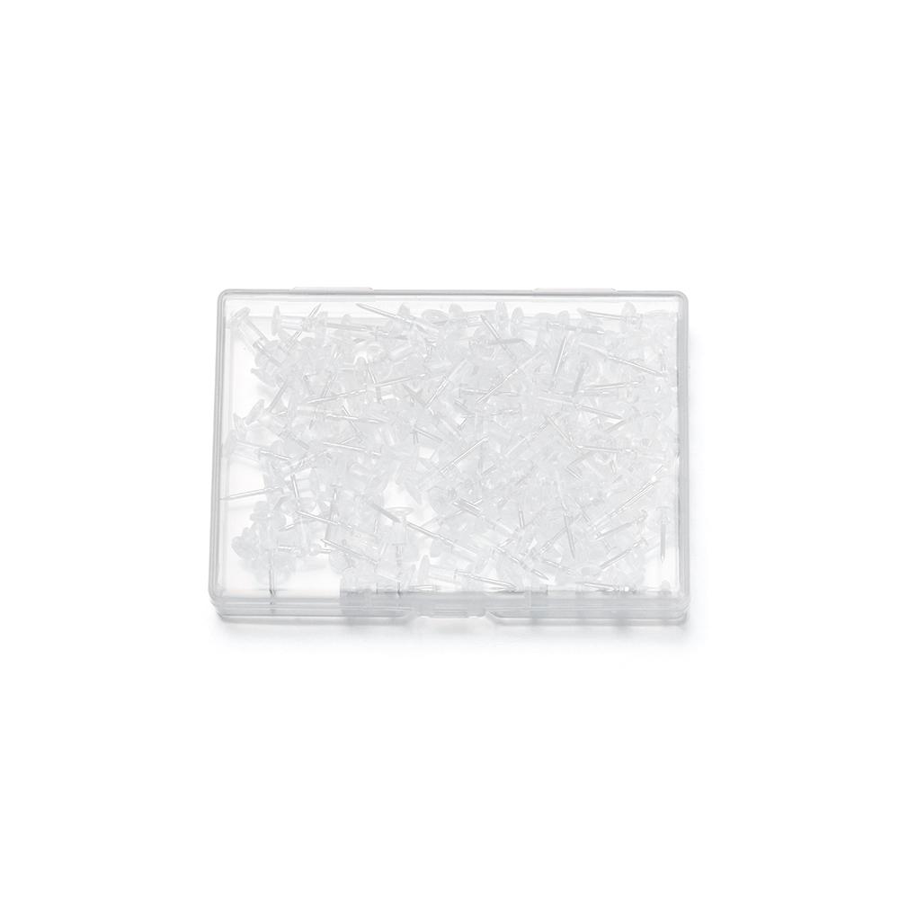 High Quality Plastic Board Thumb Tacks Push Pins Drawing Pins Clear Push Pins Stationery Supplies