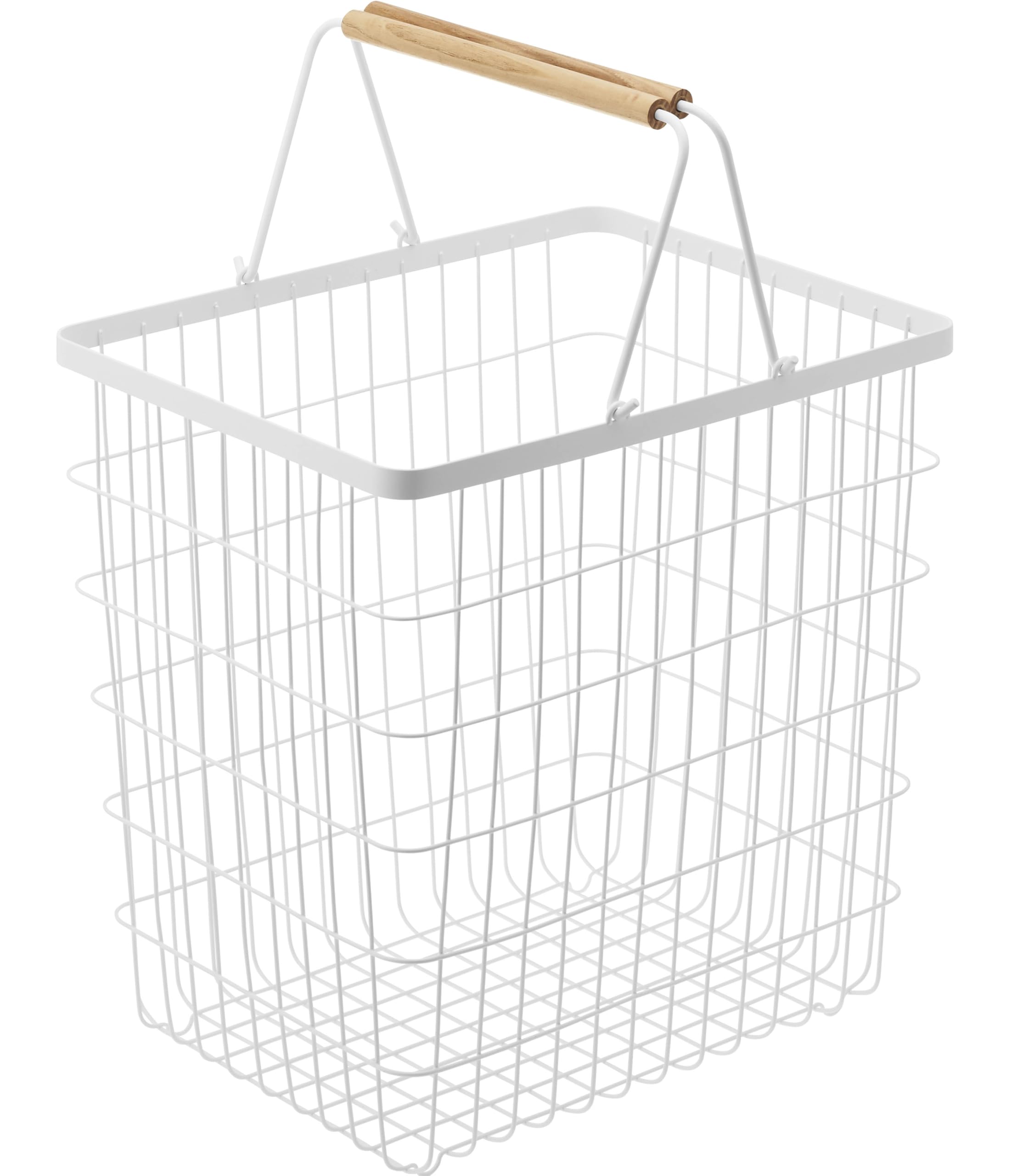 

Yamazaki Industries Laundry 2810 Basket, Tosca, Large, White, білий