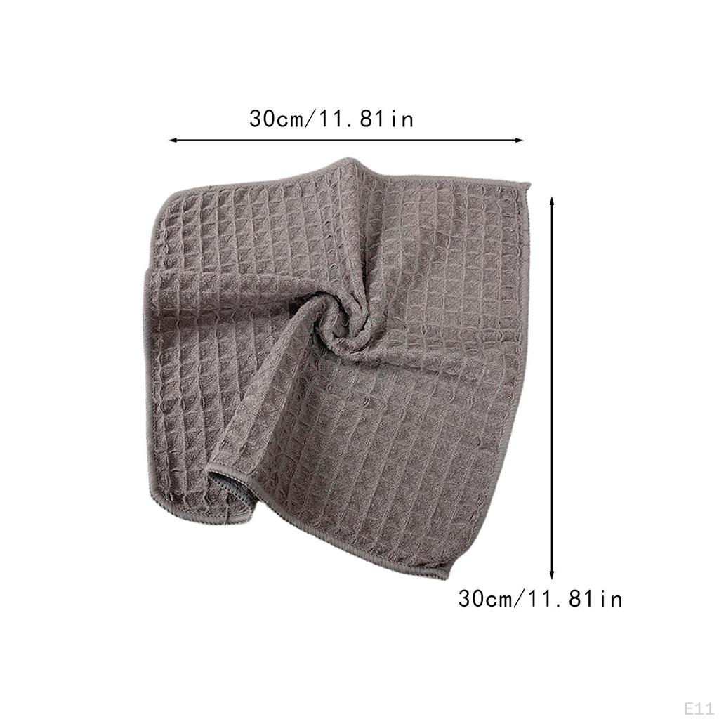 Microfiber Cleaning Cloth Car Wash Washable Soft Washing Dishes Square Dish Towel