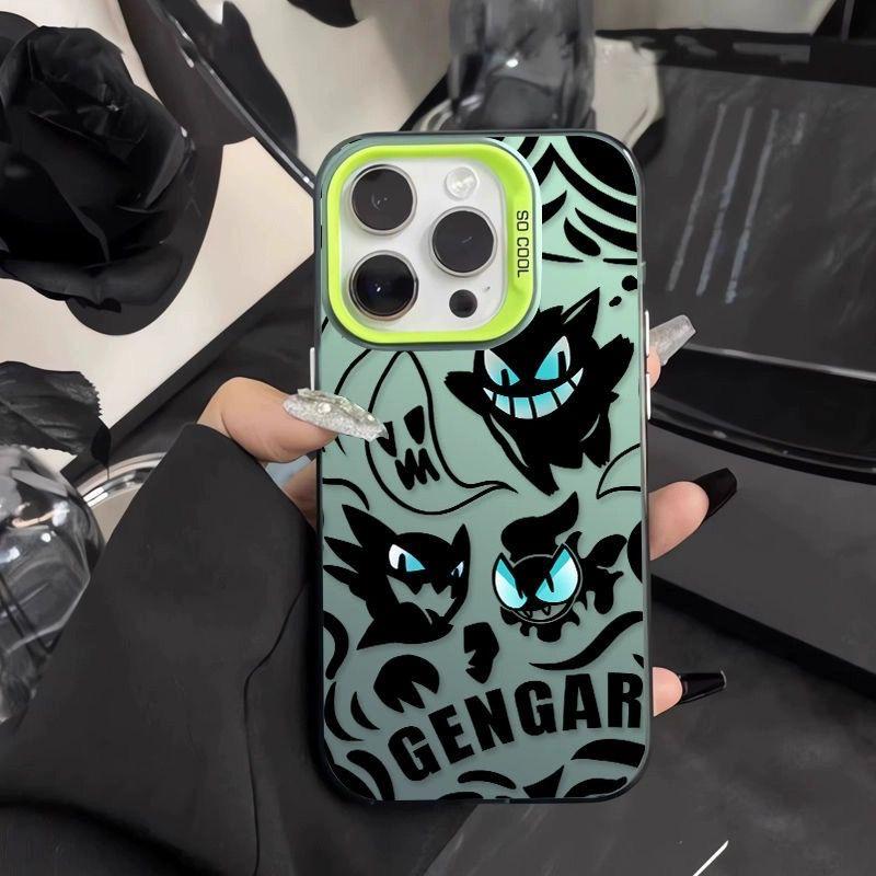 

Чехол Gengar для iPhone 15 Pro — совместим с iPhone 14/13/12/11Xs Max/XR/X — дизайн Laser Tide iPhone 12 Mini