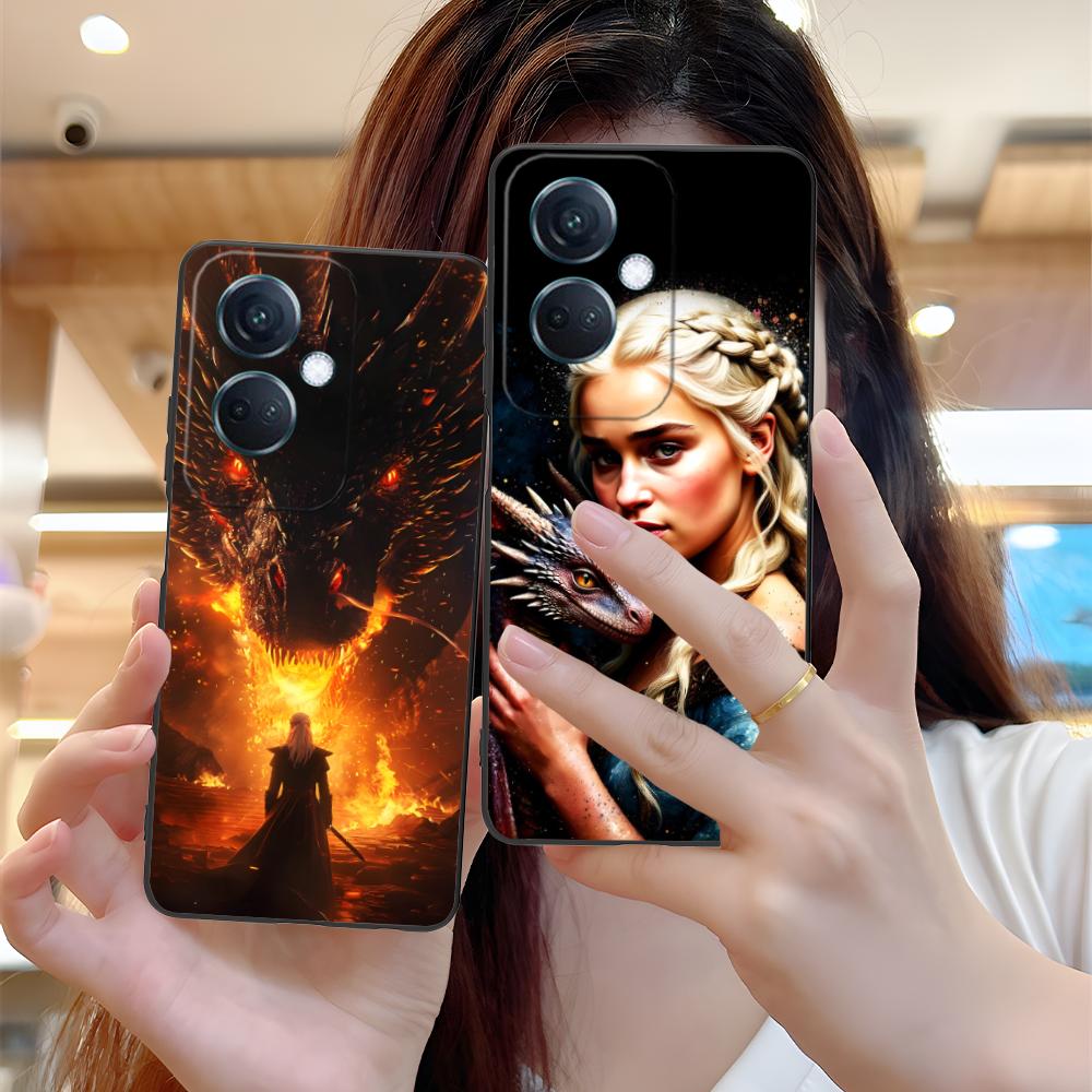 Dragon Queen Matte TPU Mobile Phone Case for OPPO Find X9 X8 X7 X6 X5 X3 X2 Plus s Pro Ultra Lite Colorful Printing Cover