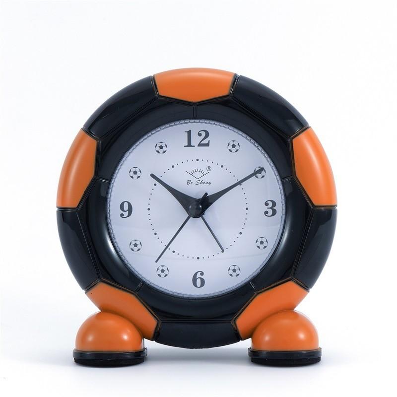 Soccer Ball Alarm Clock With Silent Scan Movement For Kids Bedroom Decor