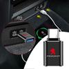 Car Charging Adapter TypeC To USB Converter Car Accessories Center Cover For Peugeot 206 2008 306 307 3008 406 408 5008 607 1008 F3