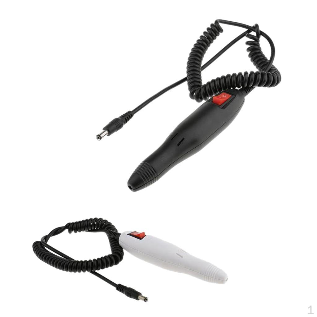 

2 штуки Электрические акриловые насадки Маникюрный аппарат Запасная ручка Черная