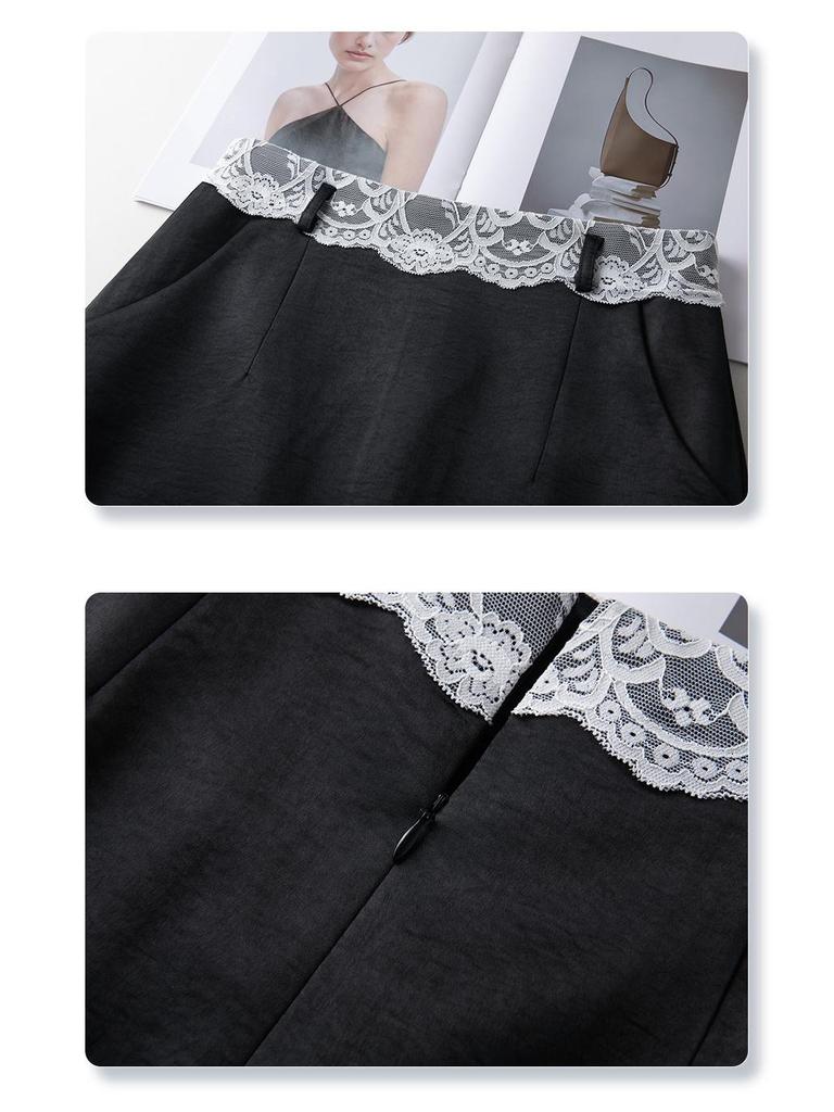 Women's White High-Waisted Midi Skirt - Versatile Summer 2025 Fashion