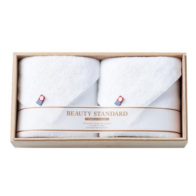 Dolce Duo Imabari Set of 2 Face Wooden Towels, Towels, 100% Cotton, Box, AM-1748