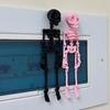 3D Printed Movable Joint Skeleton Figurines Flexible High Human Bone Miniature Creative Fun Decoration Halloween Gifts