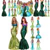 Captivating Floor Length Women Mermaid Costume Cosplay For Halloween And Parties