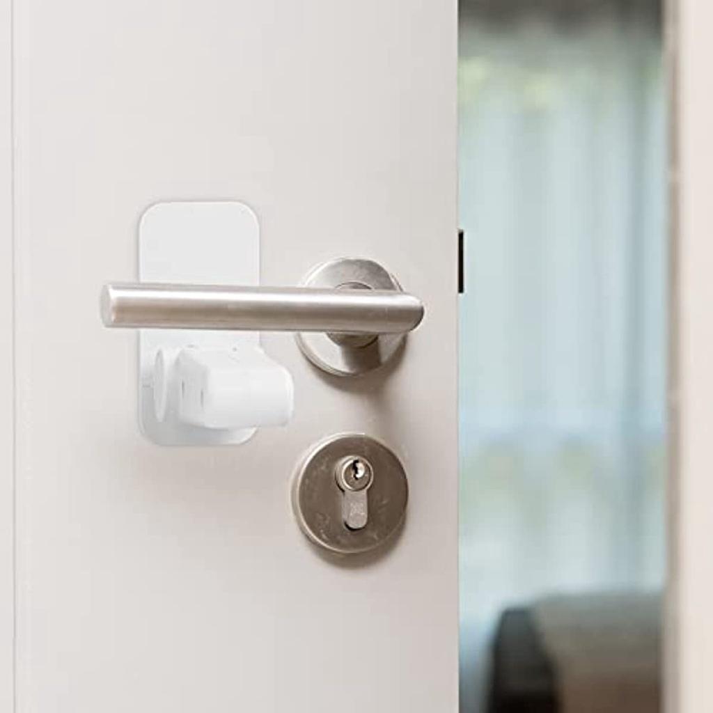 2-piece Baby Door Safety Lock Baby Door Safety Lock With Adhesive Baby Door Safety Lock Baby Door Handle And Window Protection For Young Children