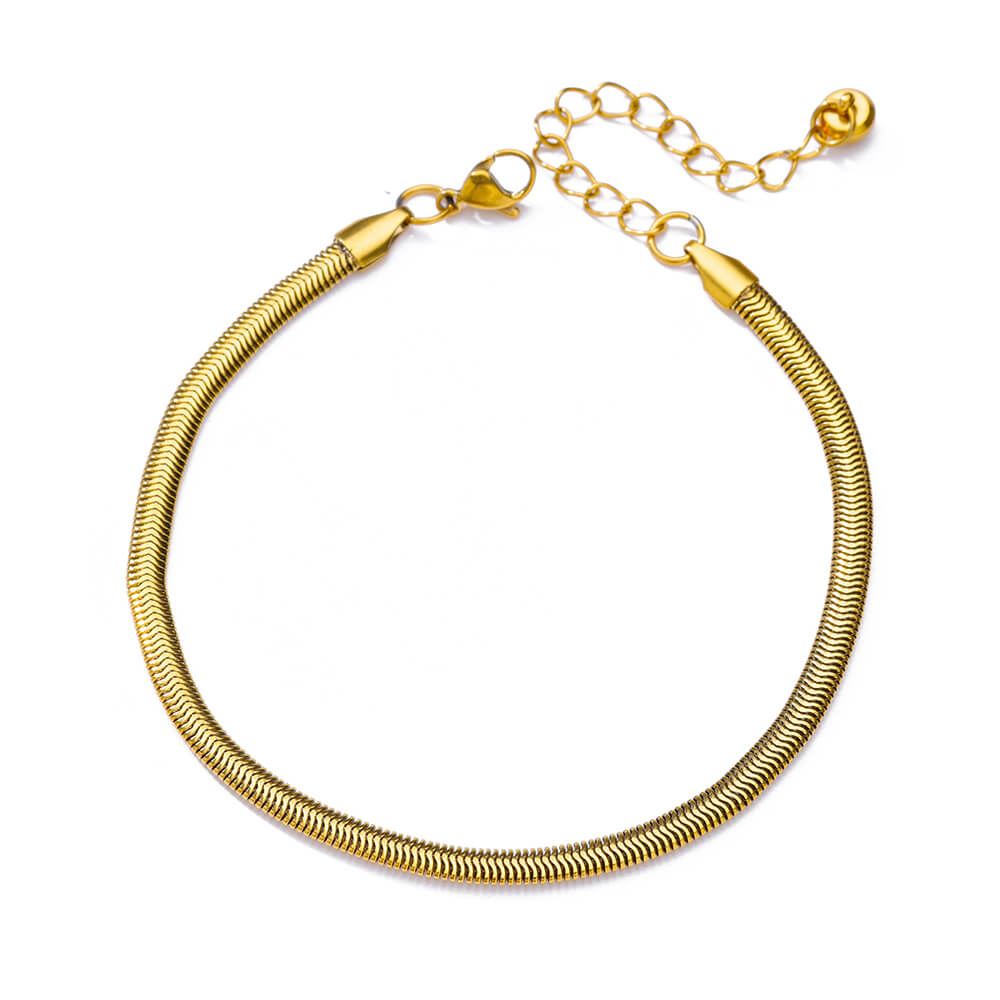 Chunky Figaro Chain Anklets For Women Punk Stainless Steel Gold Color Figaro Chain 21+10Cm Anklet Chain Summer Jewelry Gift