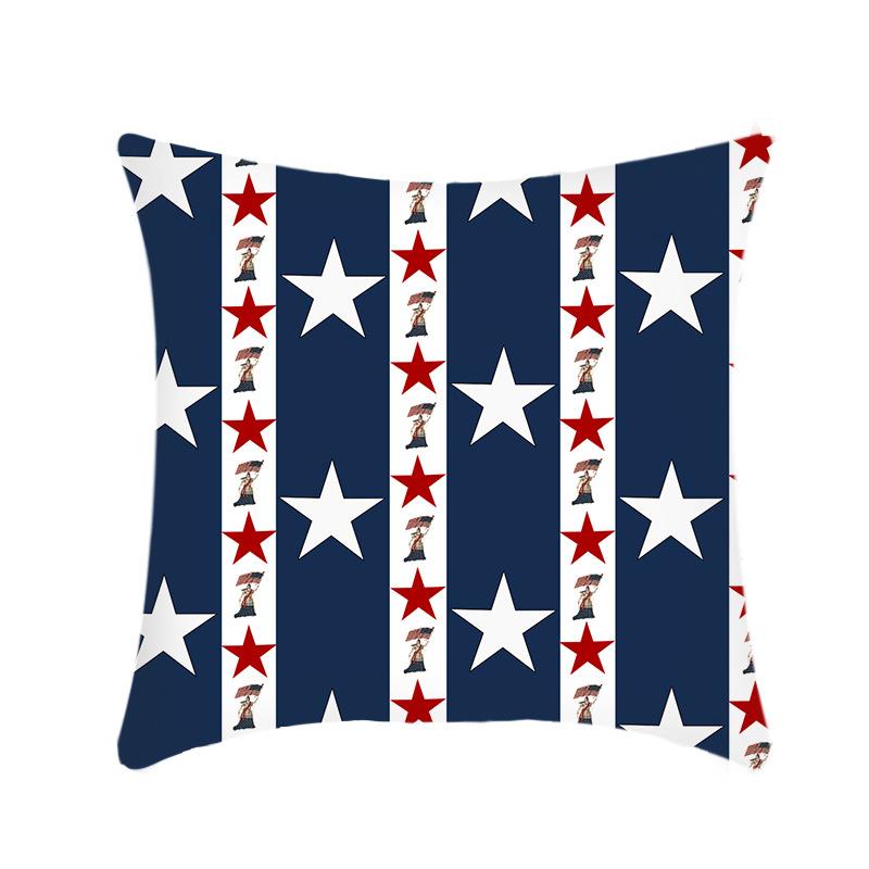 New Style Pillow Statue of Liberty Bald Eagle Printed Plush Sofa Pillow