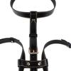 Leather Nipple Clamps Chain Black Wearable Bra BDSM Lingerie Adult Couples Flirting Toy