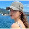 Men's Summer Sunscreen Cap Outdoor Sports Sunshade Hat Breathable Quick-Drying Short Brim Baseball Cap